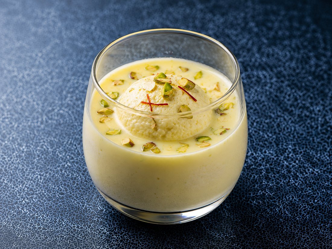 Ras malai from the Mahek sweet counter