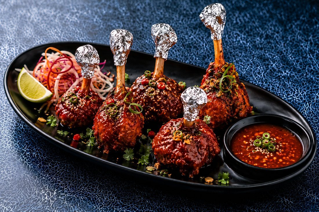 Chicken lollipop from the Indo-Chinese wok